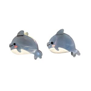 Cute Dolphin 🐬 mini hair clips